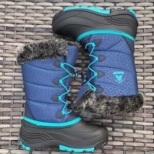 Kamik Kids Boots in Blue and Black